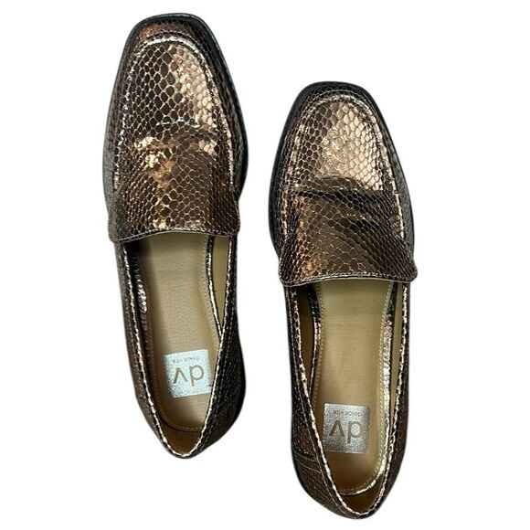 Dolce Vita Women’s Loafers - Size 10- metallic - Picture 2 of 10